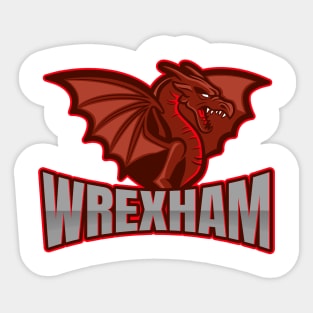 Wrexham Dragon Sticker